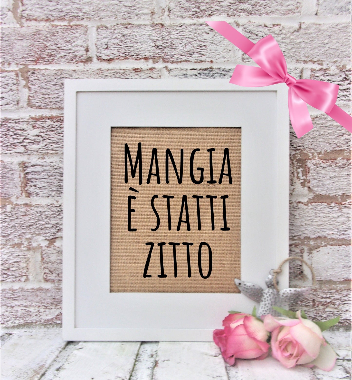 Funny Eat sign, Eat sign, Shut up and Eat sign, Italian eat sign, mangia sign, Italian kitchen, Tuscan kitchen decor, funny kitchen signs