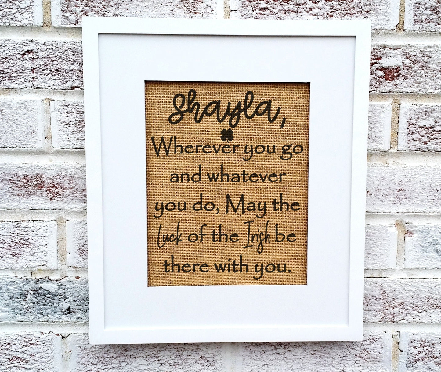 Luck of the Irish sign, St Patricks Day decor, Irish Blessing, Irish gifts, Irish decor, Irish blessing sign, Irish art, St pattys day decor