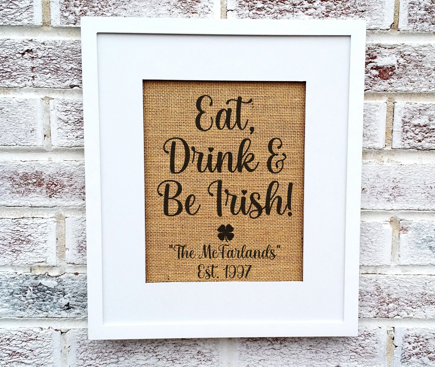 Eat Drink & Be Irish sign, Irish gifts, St Patrick's Day decor,Irish Art, Irish decor, Irish pub sign, Irish pub decor, Irish bar signs,