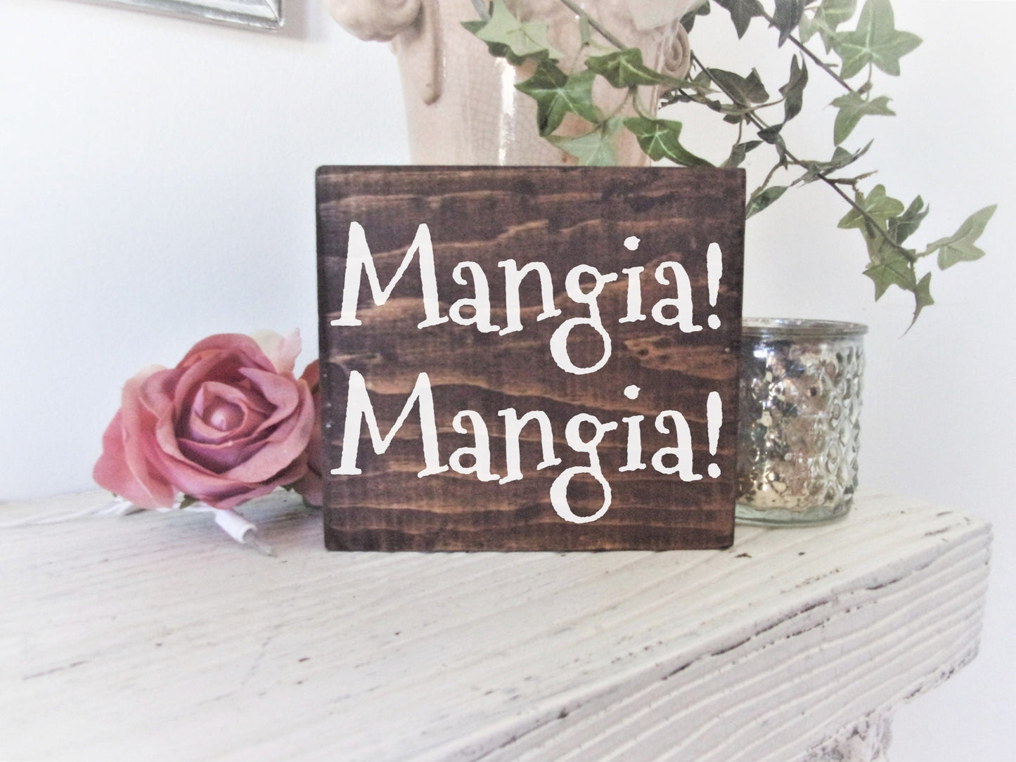 Italian kitchen decor, Tuscan kitchen decor, mangia sign, Italian gifts, for women, for men, mangia kitchen floor mat, kitchen rugs