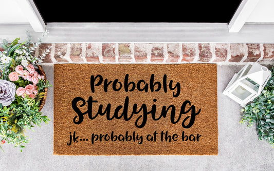 Funny dorm decor, dorm decor for guys, dorm decor for college girls, dorm decorations, college apartment decor, for men, for boys, doormat