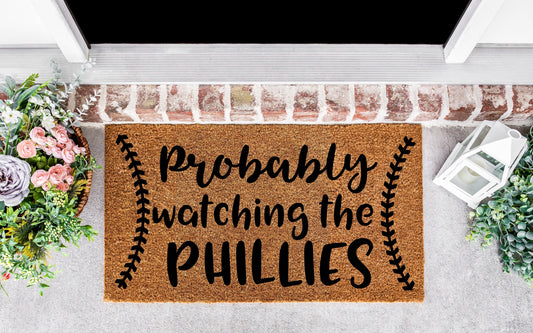 Philadelphia, Phillies, Eagles, doormat set, Philly, baseball, football, dad gifts, gifts for him, gift for men, go birds, phillies fans