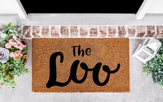 The Loo, British gifts, bathroom sign,bathroom decor funny,British decor,British bathroom decor,England, bathroom mats funny, united kingdom