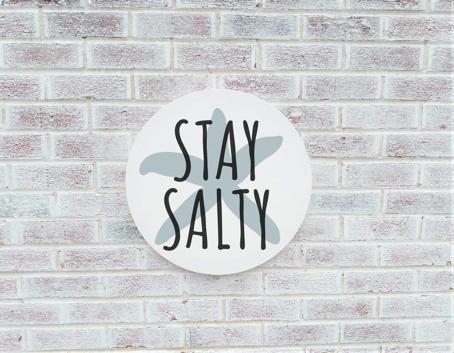 Stay Salty door mat, Beach welcome mat, beach house decor, beach house sign, starfish decor, beach home decor, beach porch decor, beachy