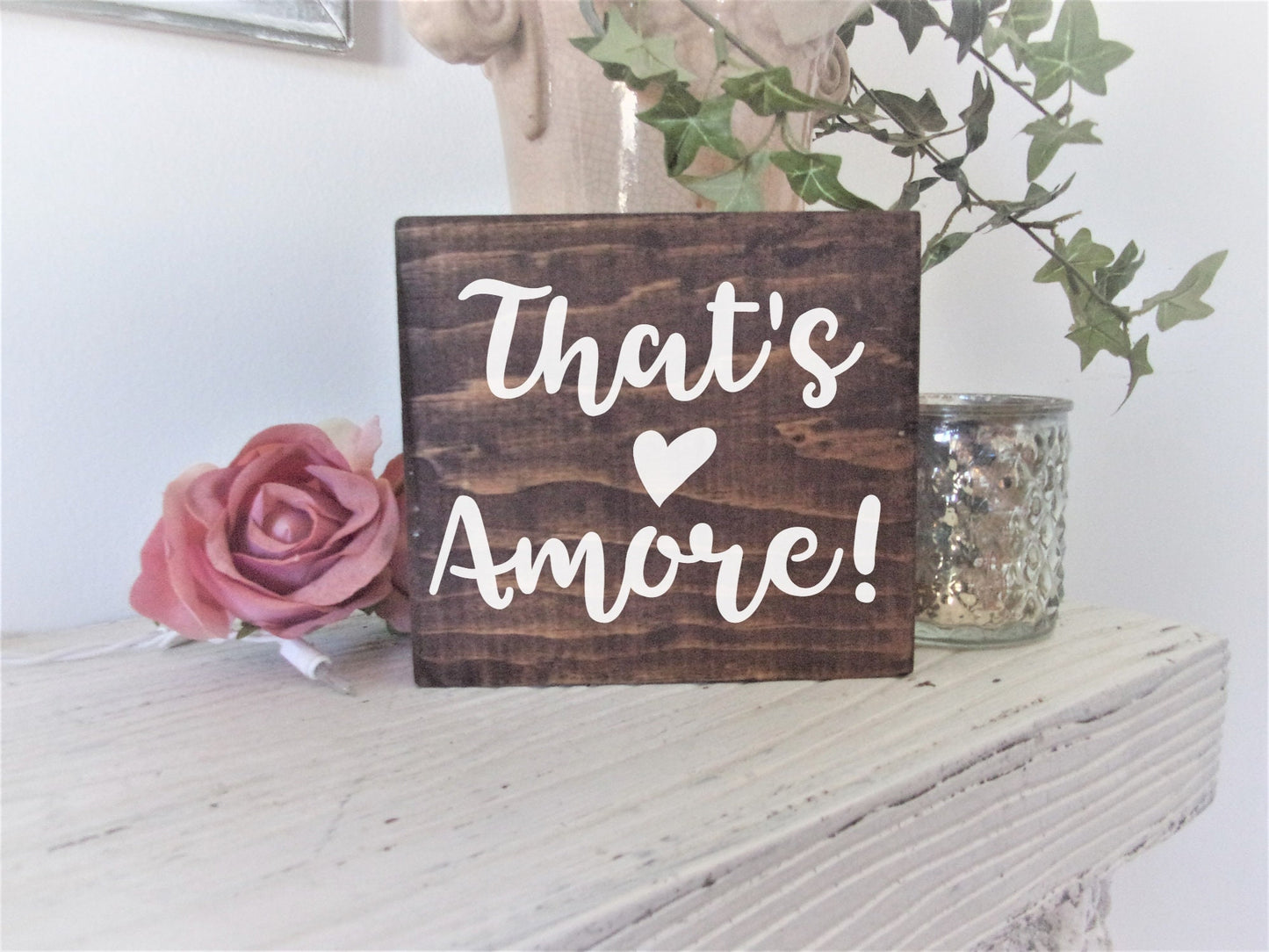That's Amore, Wedding sign personalized, That's Amore bridal shower, That's amore theme, That's amore decor, Italian wedding, Italy wedding,