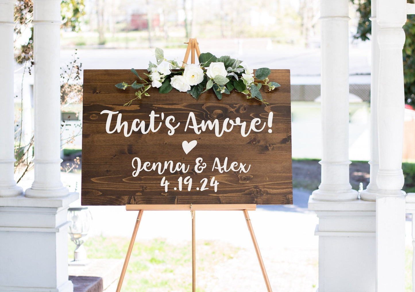 Welcome wedding sign, Italian bridal shower welcome sign, Italian bridal shower backdrop, Italian bridal shower,Thats Amore bridal shower