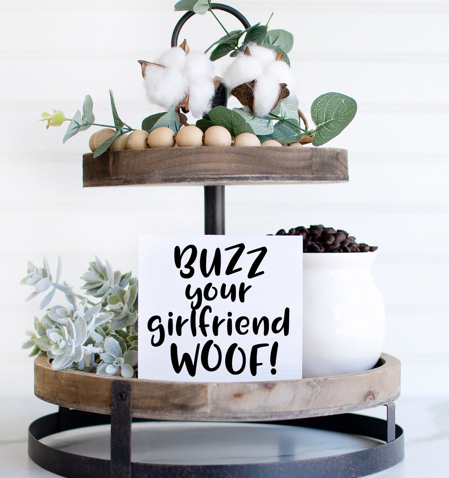 Buzz your girlfriend woof, Home Alone decor, buzz your girlfriend home alone, home alone decorations, funny gifts for him, gifts for men