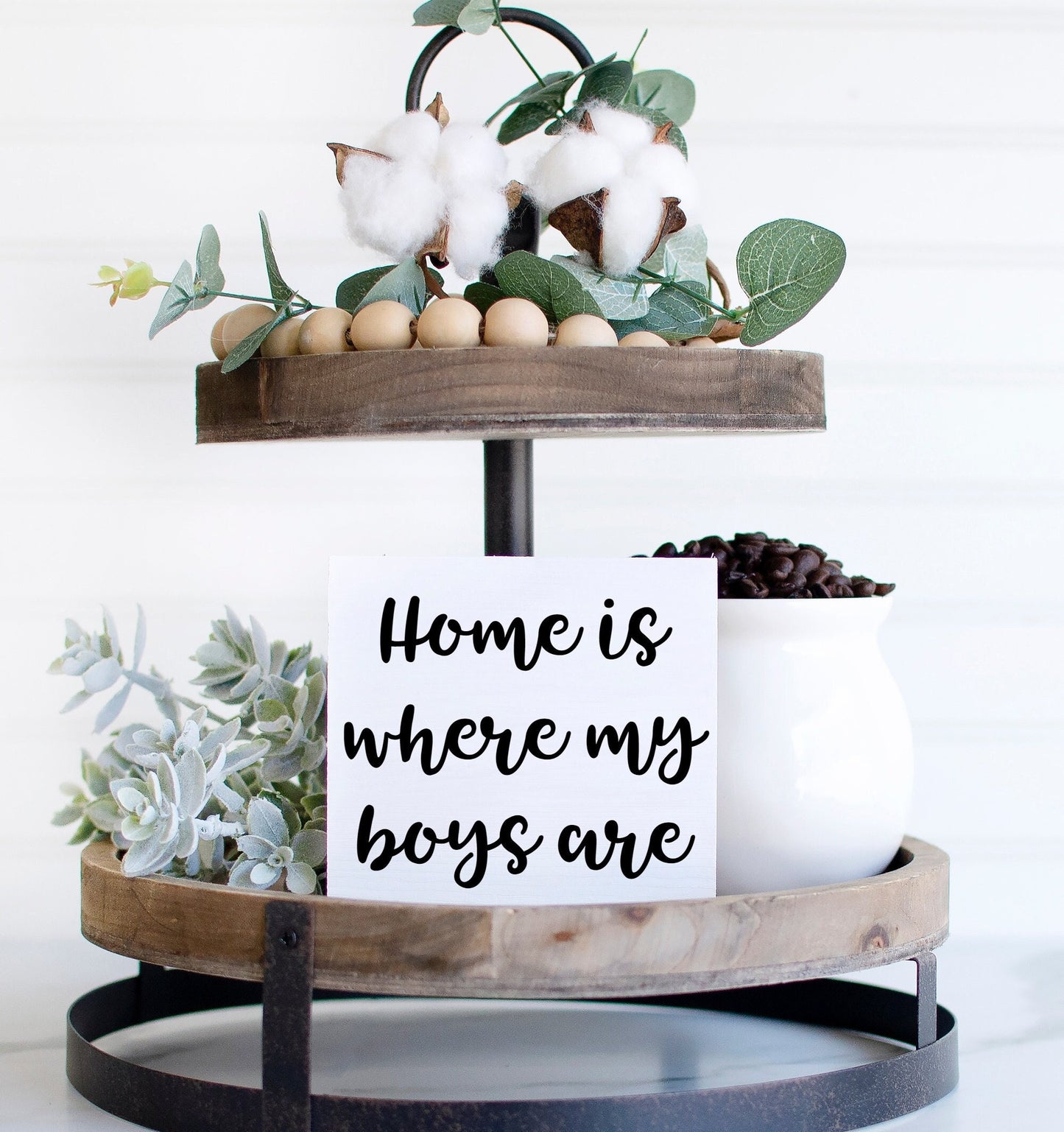 Mom birthday gift from son, boy mom, Home is where my boys are, sign, personalized, boy mom gift, baby boy gifts, baby boy shower gift