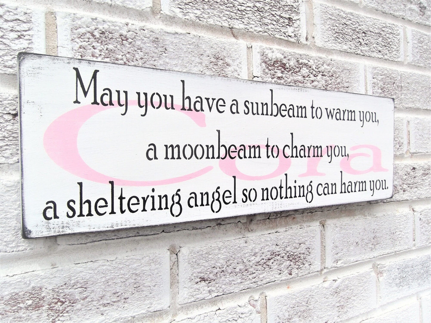 Personalized baby shower gift, baby nursery decor, baby blessing sign, baby boy shower gift personalized, new baby boy gift, Irish baby gift