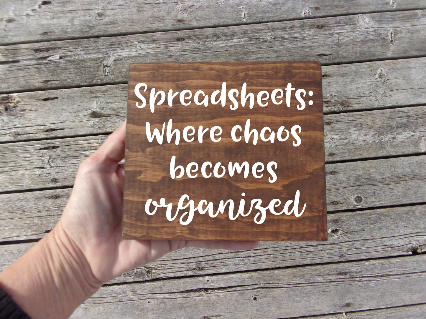 Spreadsheet Humor, funny work gifts, funny work sayings, funny work signs, funny desk decor,funny desk sign, funny coworker gift, HR gifts