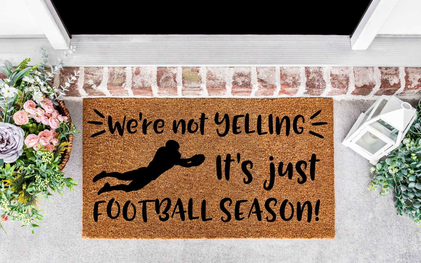 We're not yelling it's just football season, football mom, football gift ideas, football gifts for boyfriend, football gifts for dad,for mom