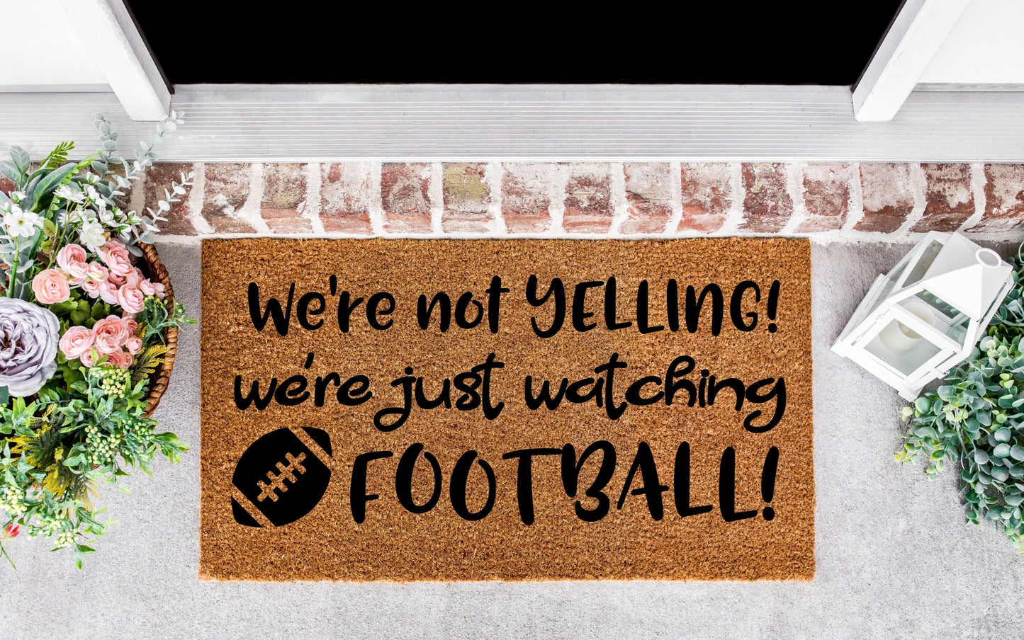 We're not yelling it's just football season, football mom, football gift ideas, football gifts for boyfriend, football gifts for dad,for mom