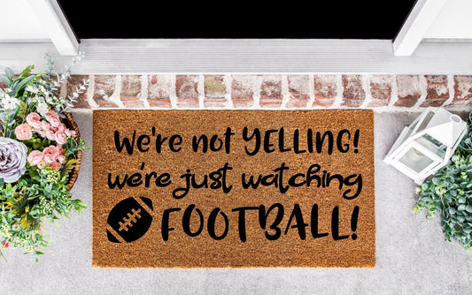 We're not yelling it's just football season, football mom, football gift ideas, football gifts for boyfriend, football gifts for dad,for mom