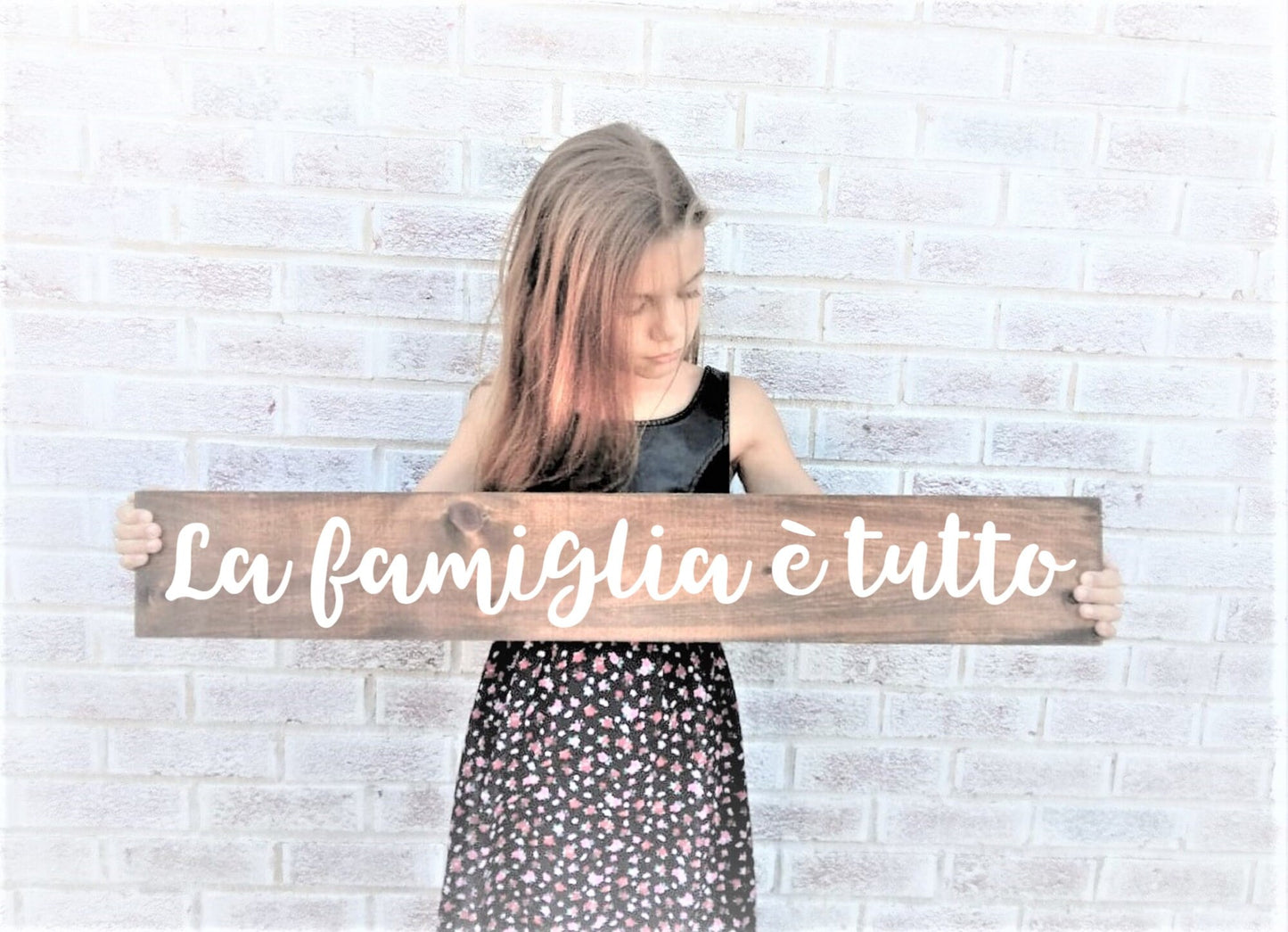 Italian wall art, Italian wall decor, Italian art, Personalized family name sign Italian, La famiglia e tutto, the Family is everything sign