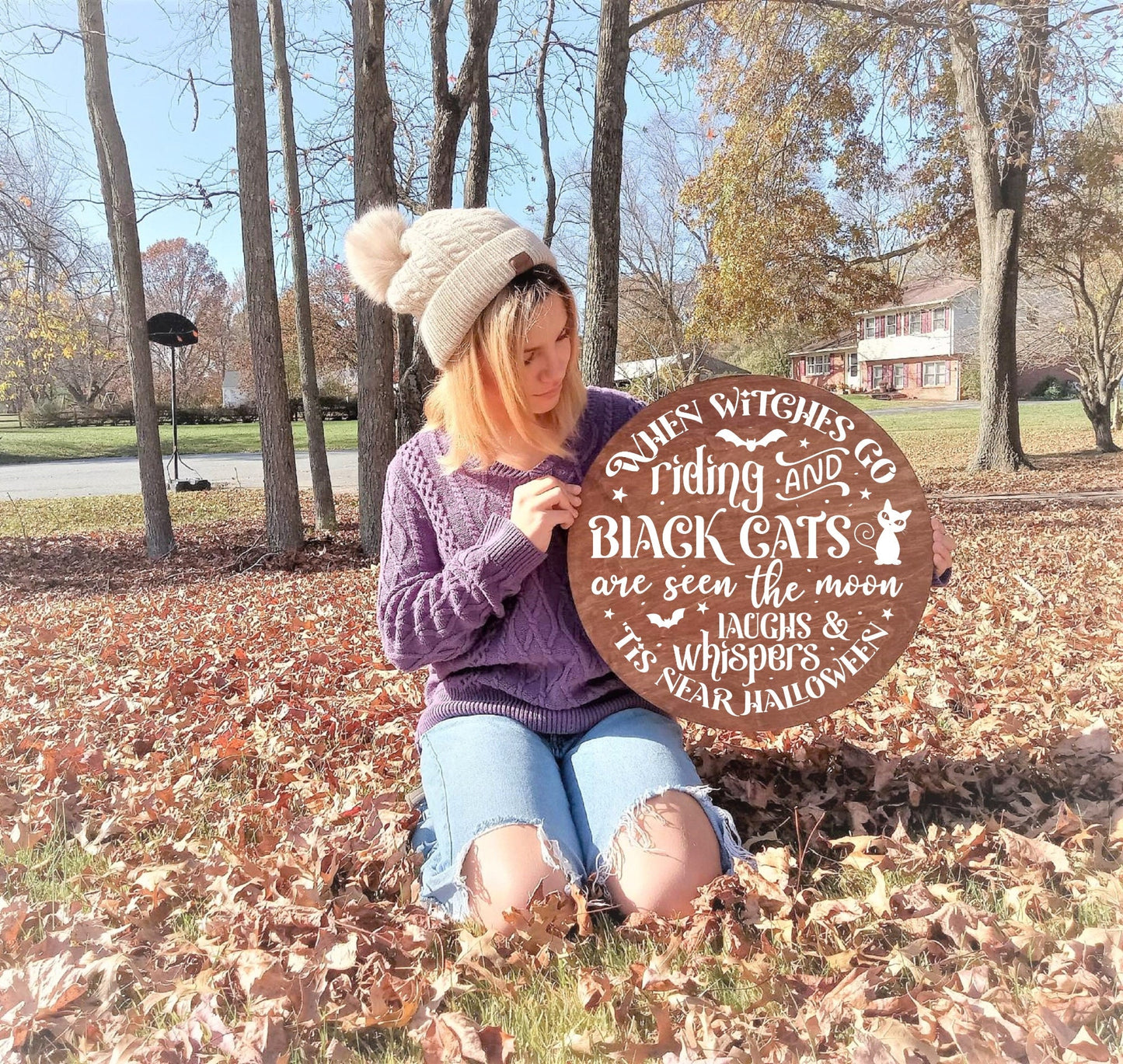 When witches go riding sign, front door hanger halloween, front door sign halloween, front door decor halloween, front porch decor halloween