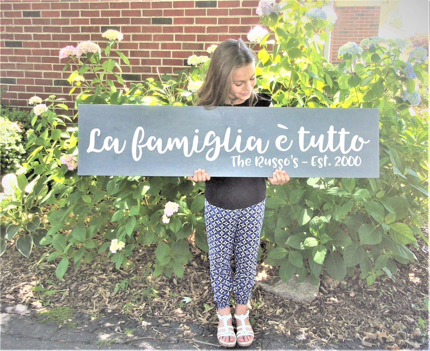 La famiglia e tutto sign, The family is everything, Italian signs, Italian mom gift, Nonna gift, familia, Italian family, New York, Italian