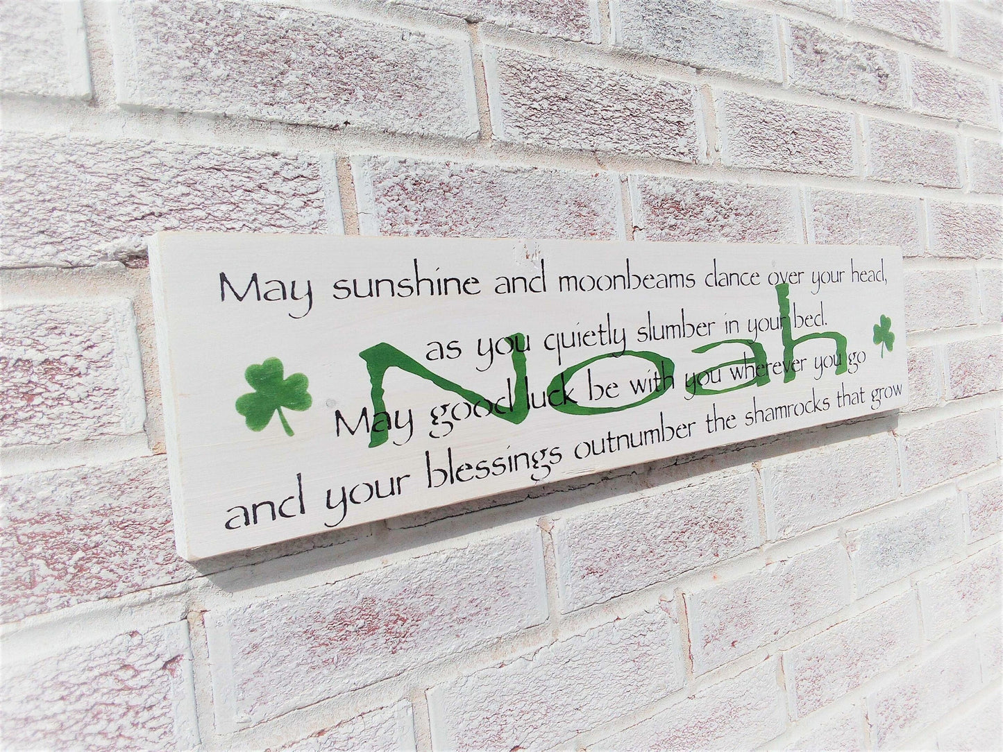 Irish blessing for baby, personalized baby gifts, baby shower gift for boy, Irish blessing sign, Irish baby blessing, Irish nursery decor