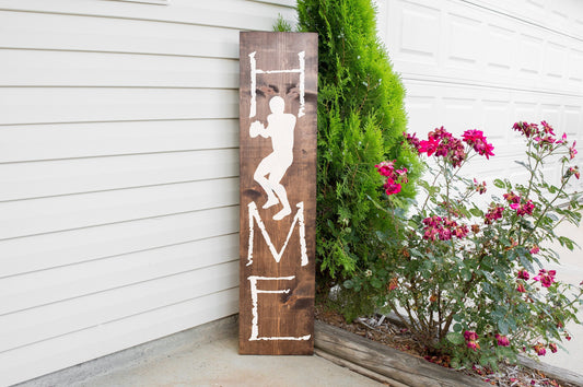 Front porch sign football, football front porch sign, football front porch decor, front door sign fall, front porch decor fall, football mom