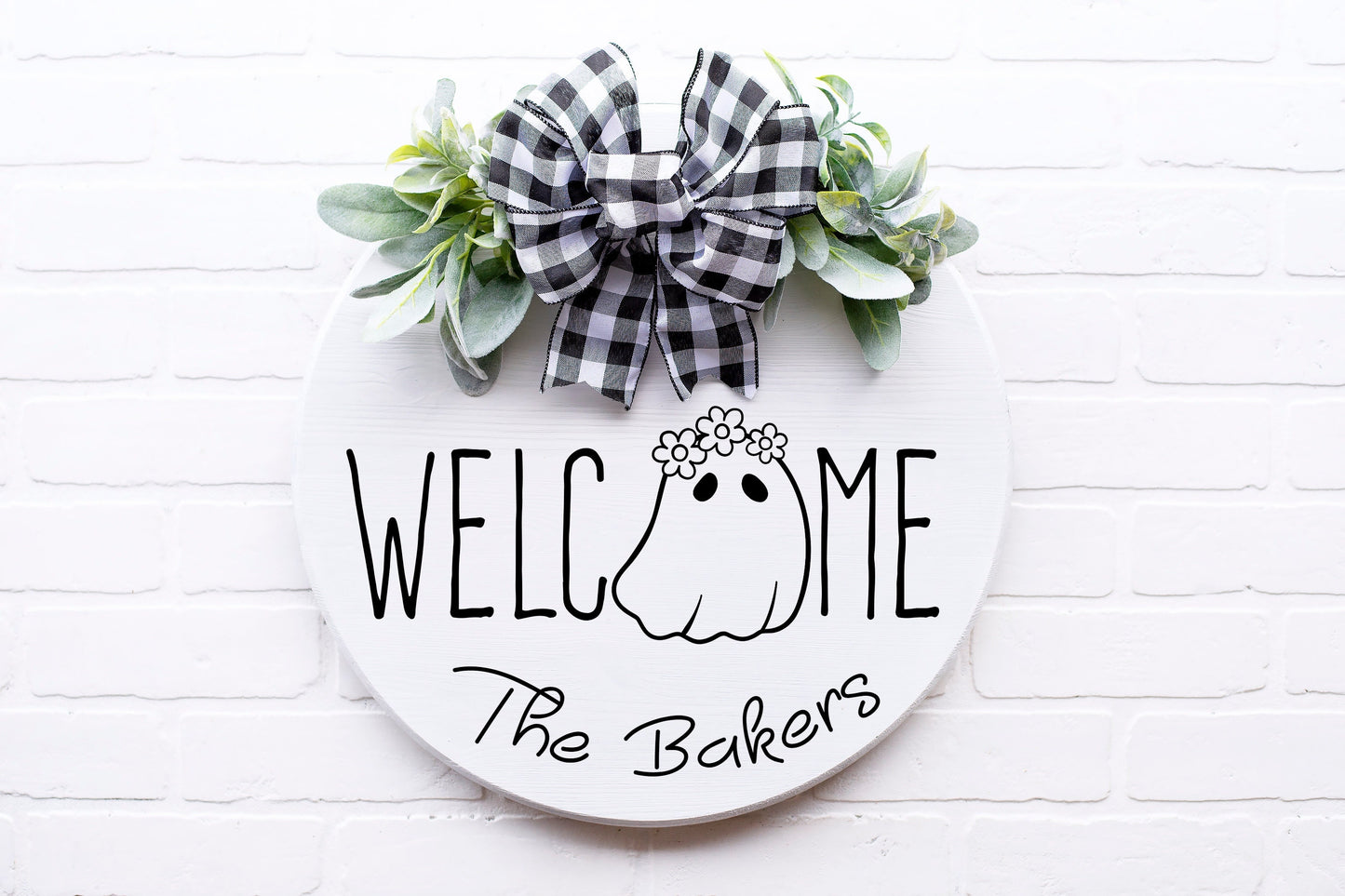 Front door welcome sign Halloween, front door sign Halloween, front door decor halloween,front door wreath halloween,front door hanger,cute