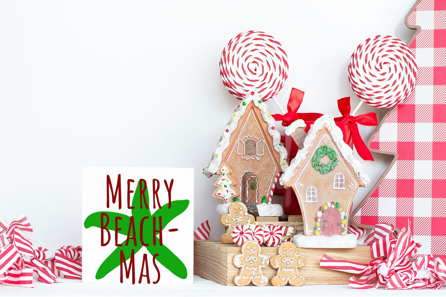 Merry Beachmas sign, beach Christmas decor, Merry Christmas beach sign, Christmas beach signs, beachy christmas decorations, coastal decor