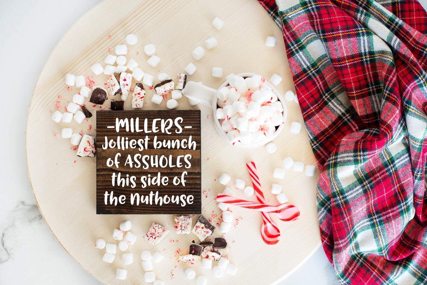 Jolliest Bunch Sign, Christmas Vacation decor, Christmas Vacation decorations,Christmas decor, christmas decorations wood, clark griswold