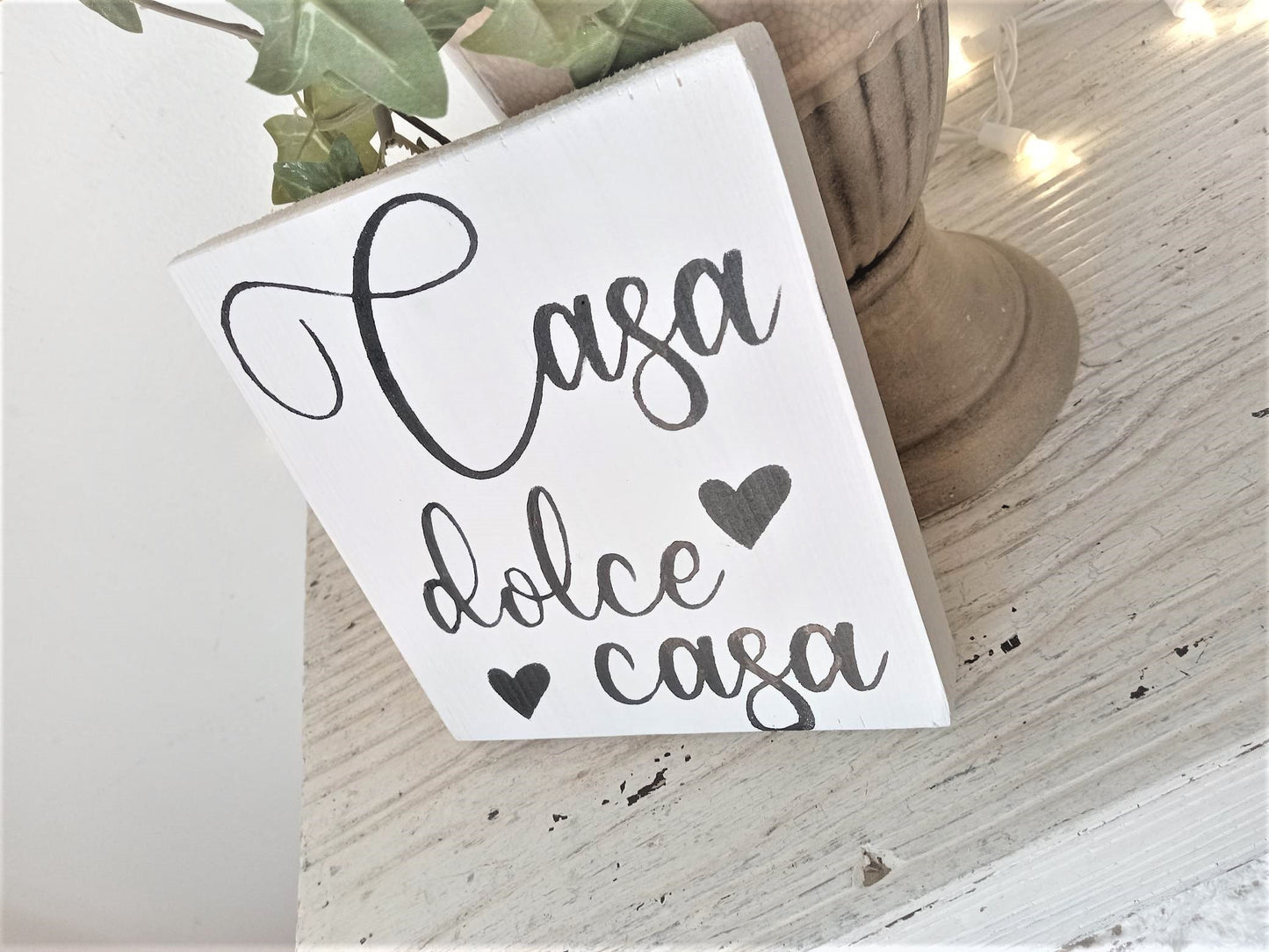 Home Sweet Home sign in Italian, Italian housewarming gift, Italian gifts, New home gift, new house gift, small gifts, Italian wall decor