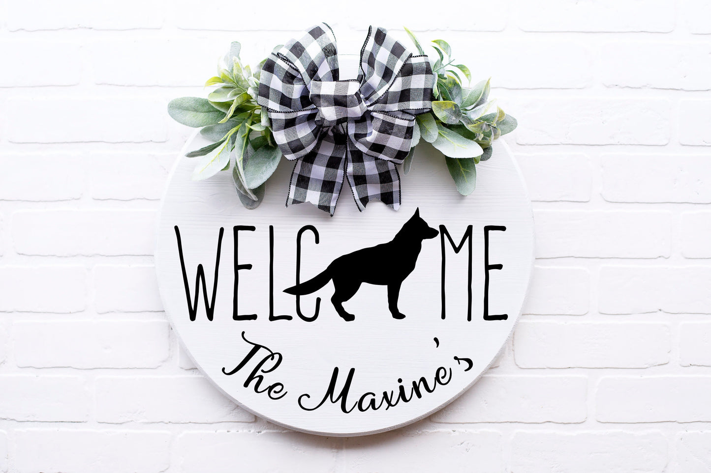 German Shepherd door sign, German Shepherd gifts, German Shepherd art, GSD, german shepherd, K9 officer gift,front door sign german shepherd
