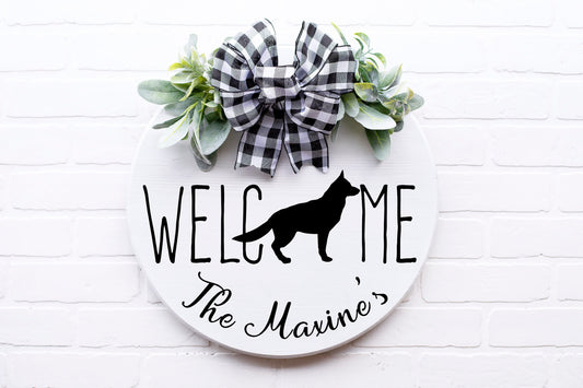 German Shepherd door sign, German Shepherd gifts, German Shepherd art, GSD, german shepherd, K9 officer gift,front door sign german shepherd