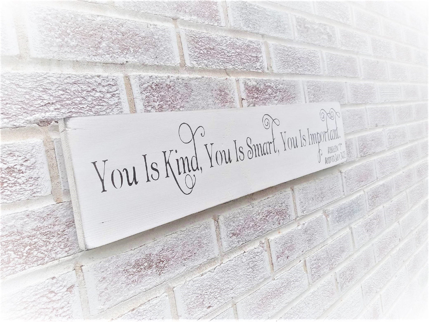 You is kind you is smart you is important, The Help, baby shower gift girl, personalized baby shower gift,African American baby shower gifts