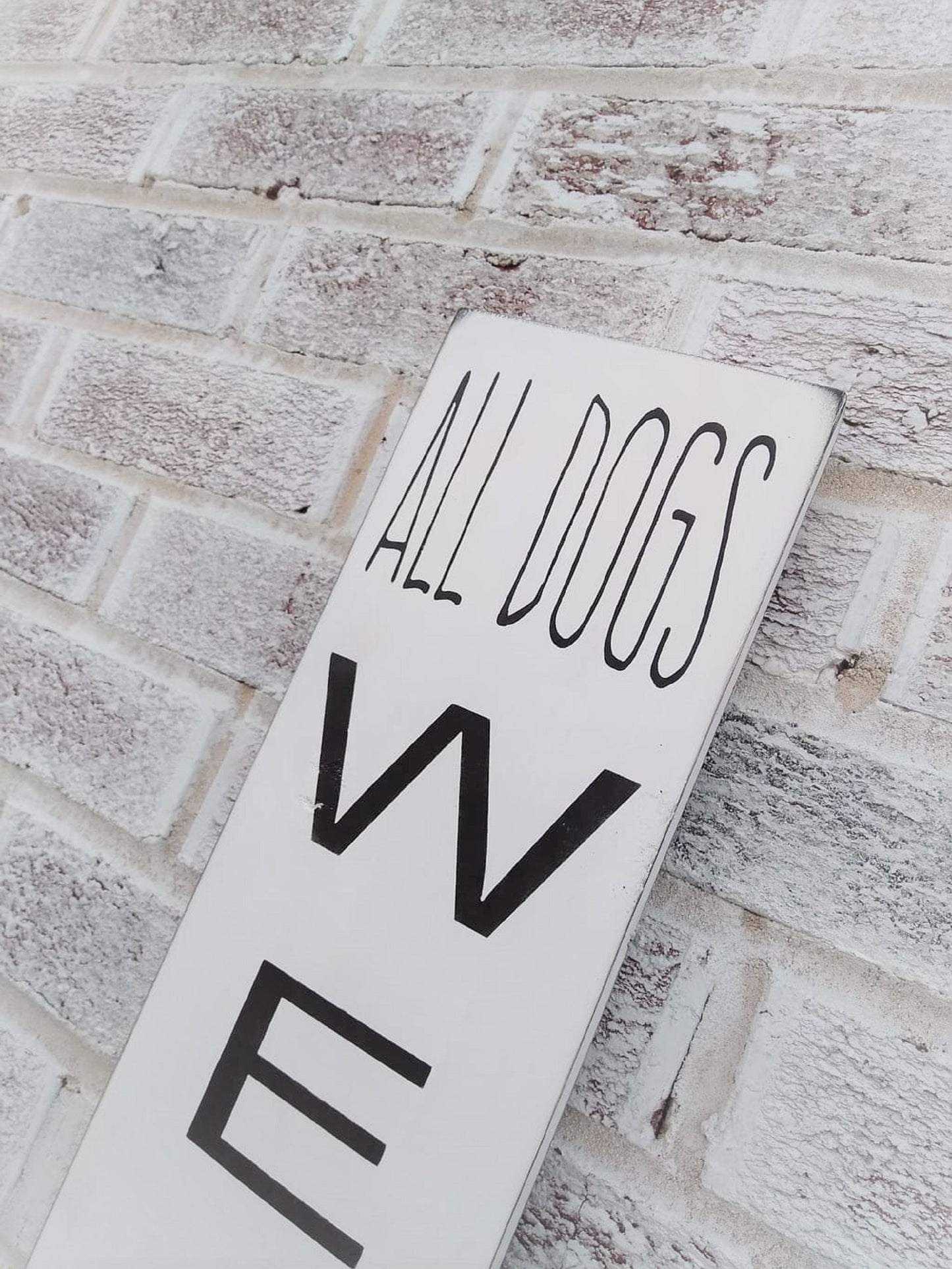 Dog porch sign, All dogs welcome people tolerated, dog porch leaner, funny dog welcome sign, dog welcome front porch sign, dog lover gifts
