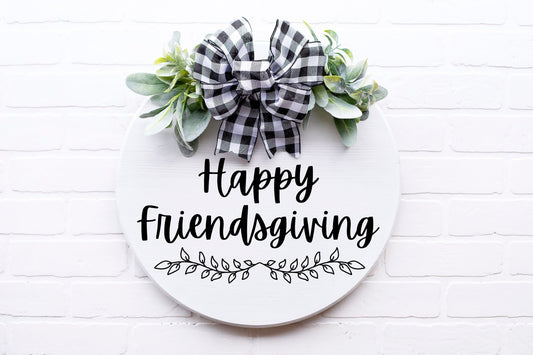 Happy Friendsgiving sign, Friendsgiving decor, Friendsgiving gifts, Friendsgiving decorations, friendsgiving welcome sign,Thanksgiving sign
