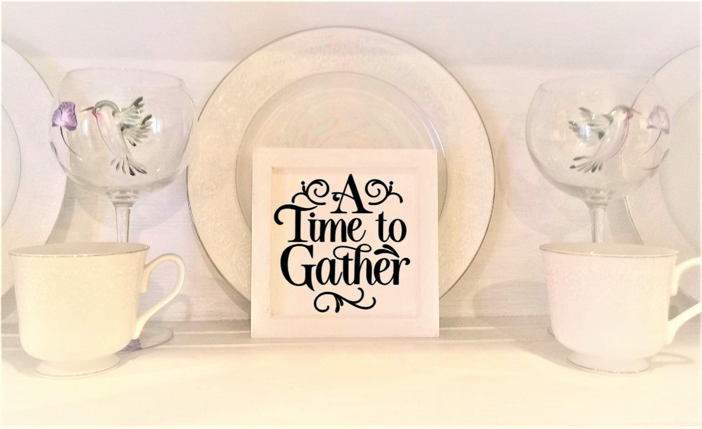 A time to gather sign, Thanksgiving decor, Thanksgiving decor for table, Thanksgiving decor sign, Friendsgiving, thanksgiving decor kitchen
