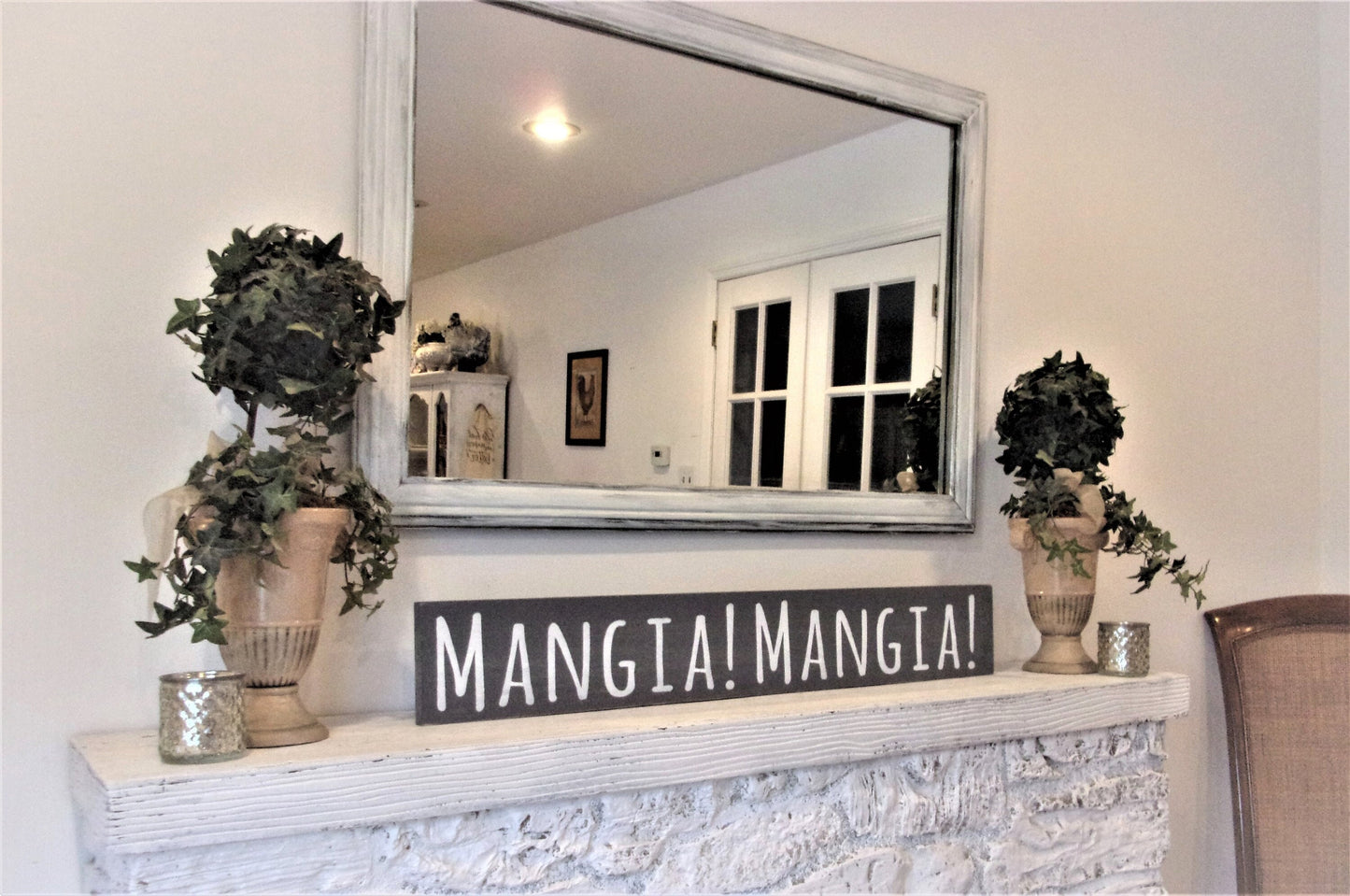 Mangia signs for kitchen, Mangia Mangia sign, Eat in italian sign, Eat sign for kitchen, Tuscan kitchen signs, Italian restaurant sign