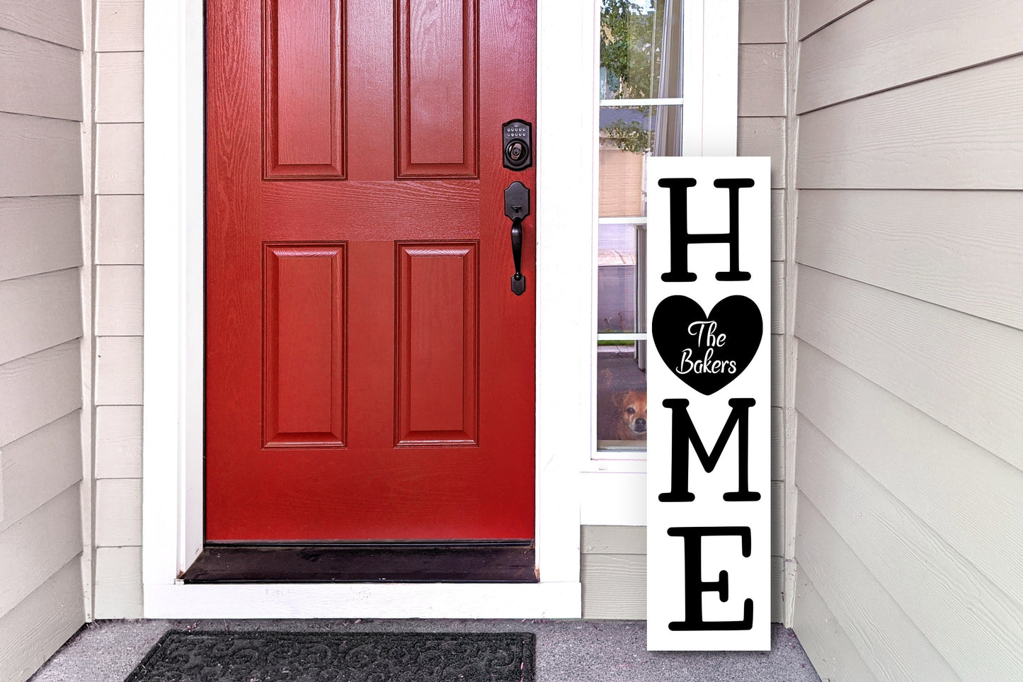 Front porch sign last name, front porch sign vertical, front porch sign home, home sign for front porch, porch leaners welcome,leaner signs
