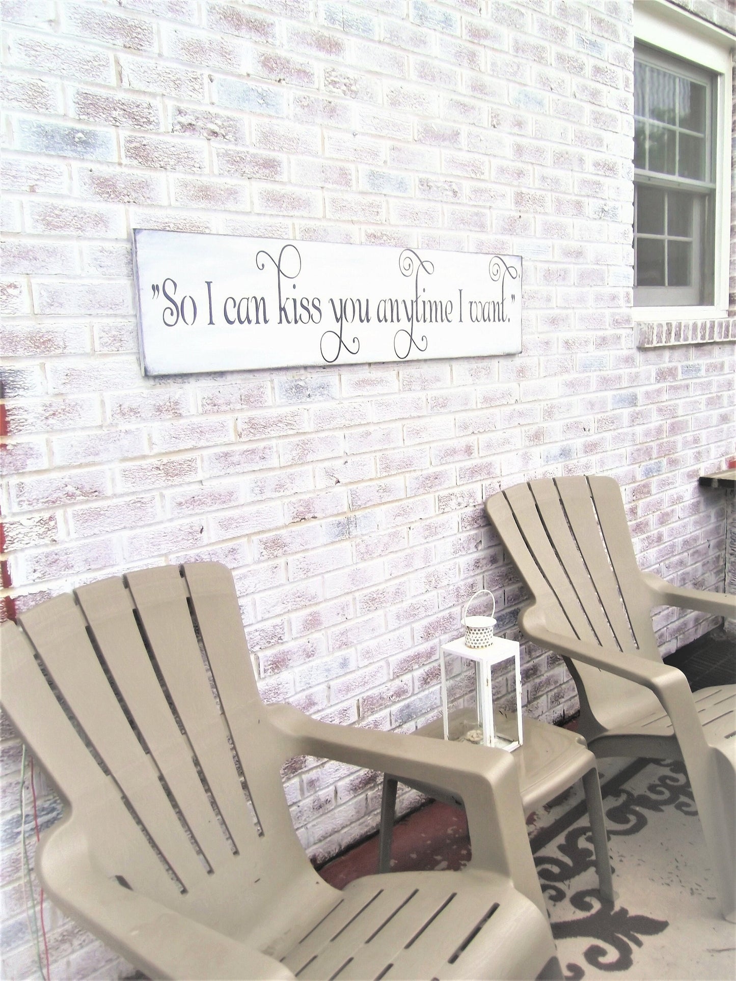 Wedding signs wood, so i can kiss you anytime I want, personalized wedding signs, country wedding decor, farmhouse wedding decor