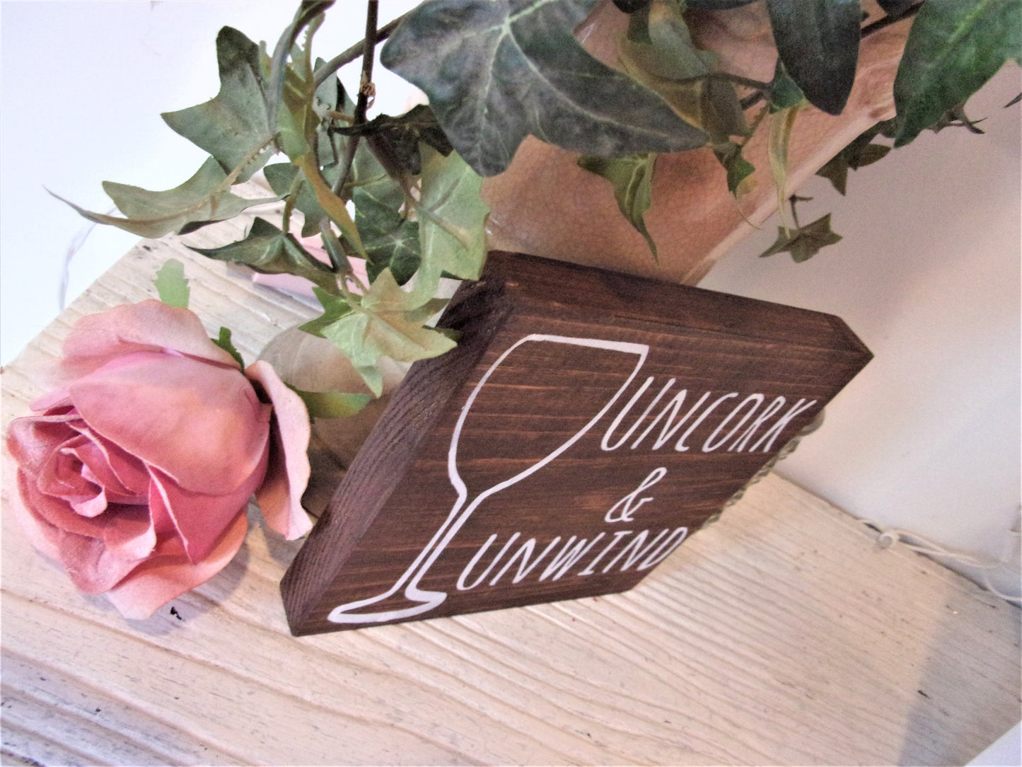 Wine Gifts, Wine gifts for women, Uncork and Unwind sign, wine gifts ideas, wine lover gift for women, winery sign, bar sign for home bar