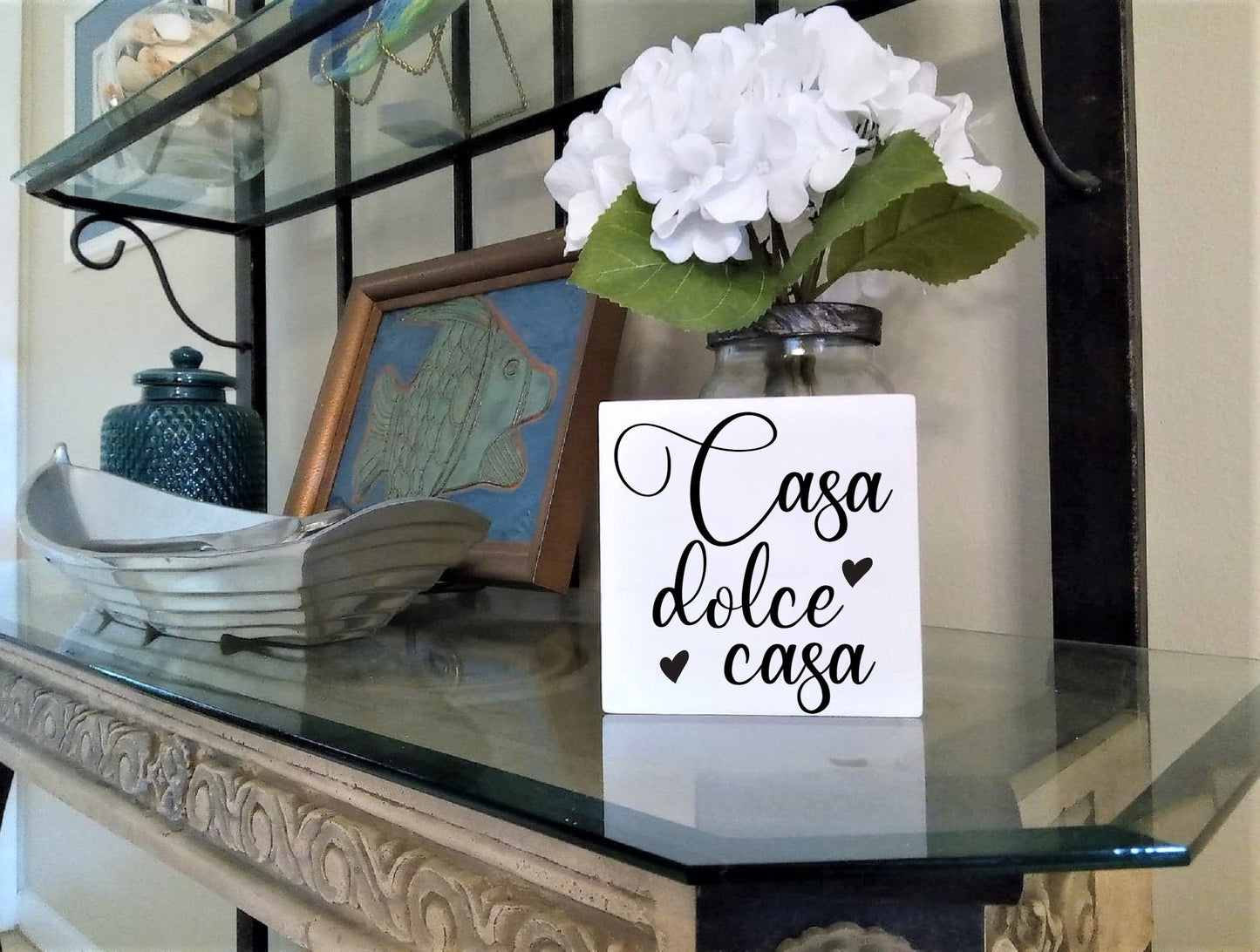 Home Sweet Home sign in Italian, Italian housewarming gift, Italian gifts, New home gift, new house gift, small gifts, Italian wall decor