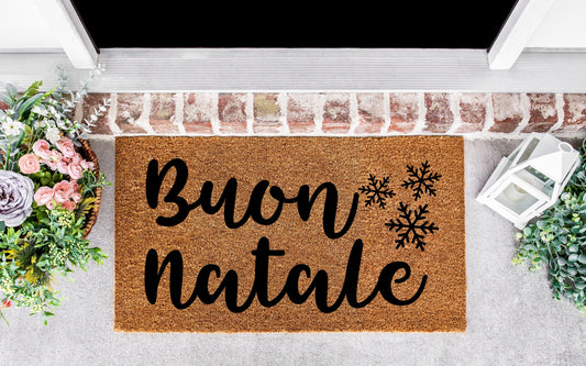 Buon Natale Sign, Italian Gifts, front door wreath Christmas, front door decor Christmas, front door sign Christmas, Merry Christmas sign