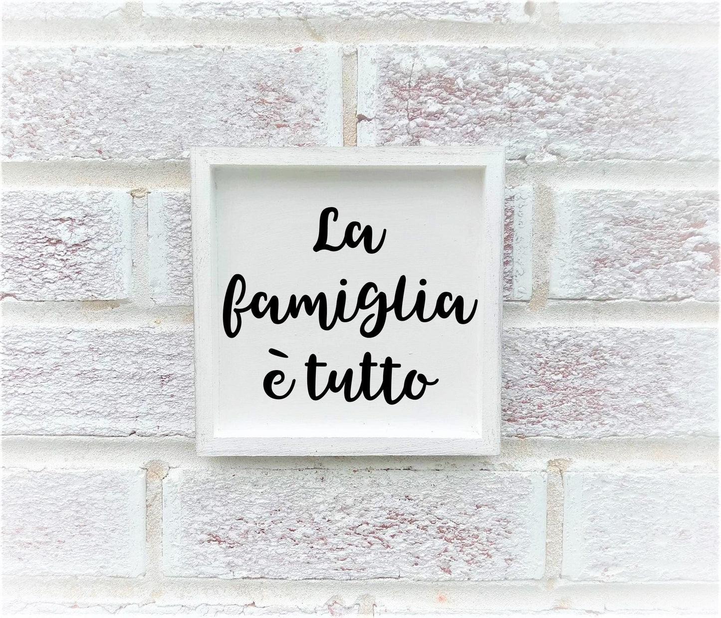 La Famiglia e tutto sign, Italian gifts personalize, Italian family gift, italian signs, Italy signs, Italian wall decor, Italian wall art