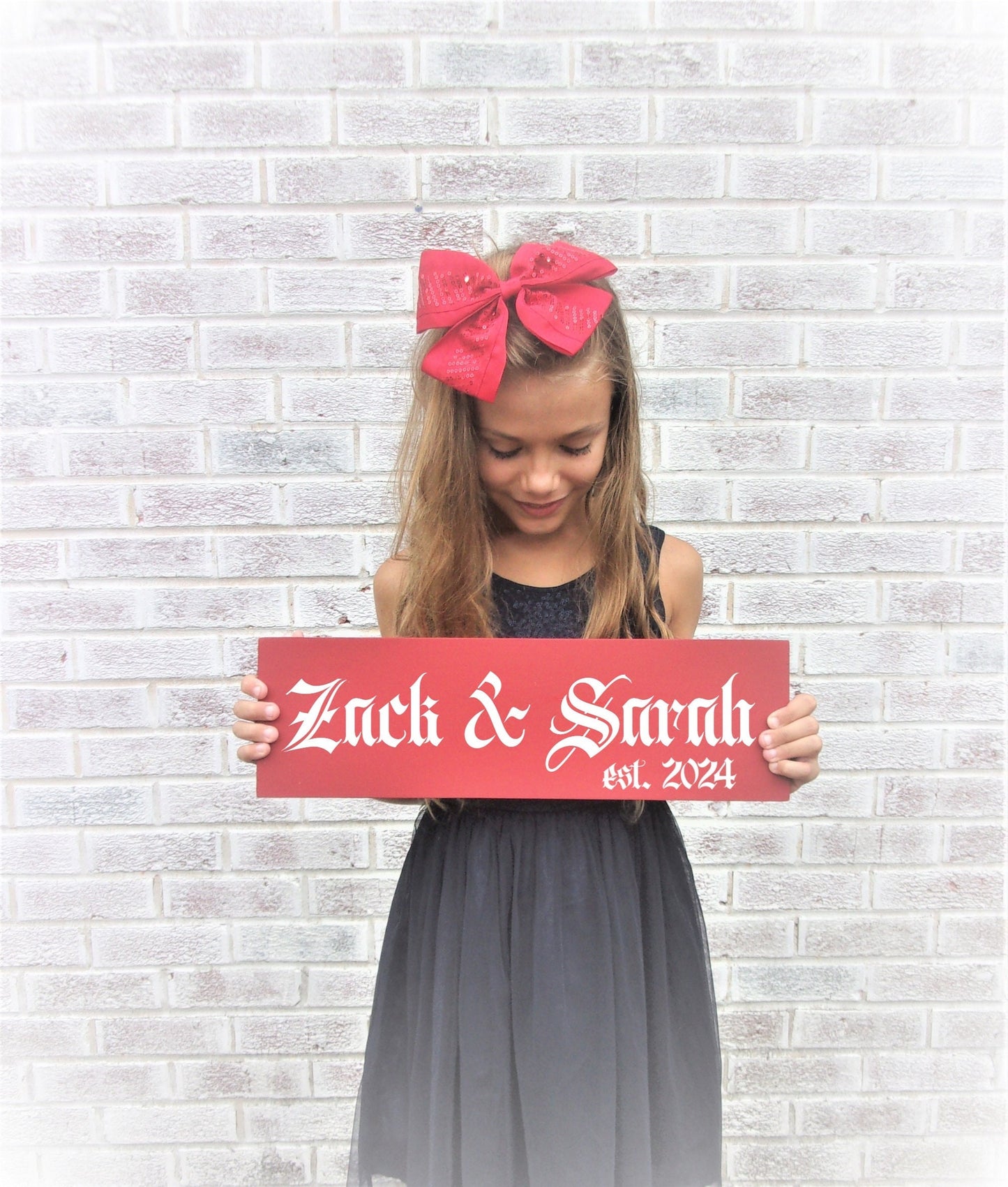 Bridal Shower Gift Personalized, Personalized Wedding Gift, Wedding Sign, Last Name Sign, Established Sign, Family Name Sign, Family Gift